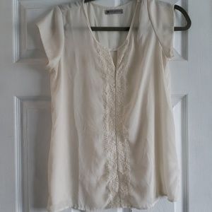 Lace white shirt